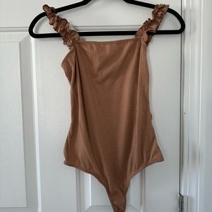 Brown bodysuit